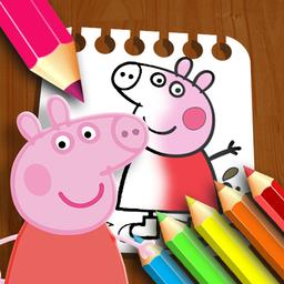  PeppaPig Coloring Book