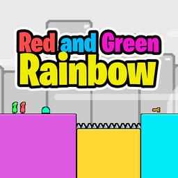  Red and Green Rainbow